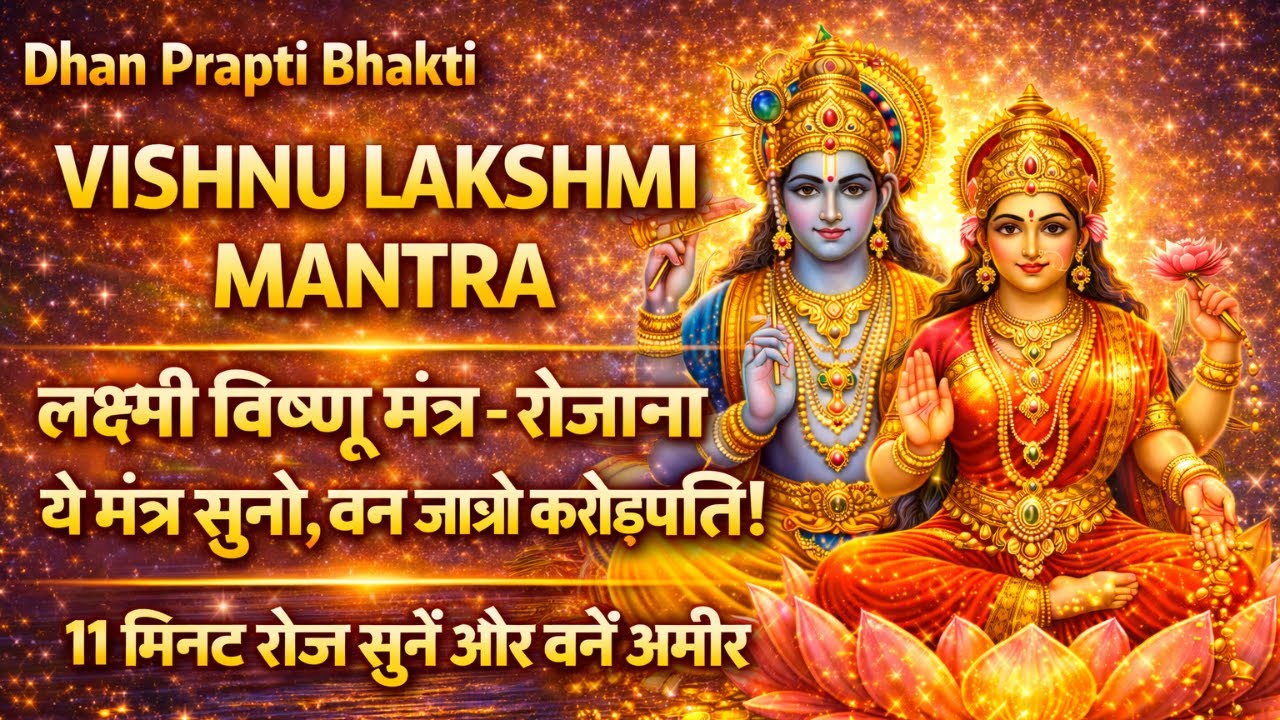 विष्णु लक्ष्मी मंत्र -Vishnu Lakshmi Mantra – Powerful Prosperity & Wealth Mantra Chant for Success