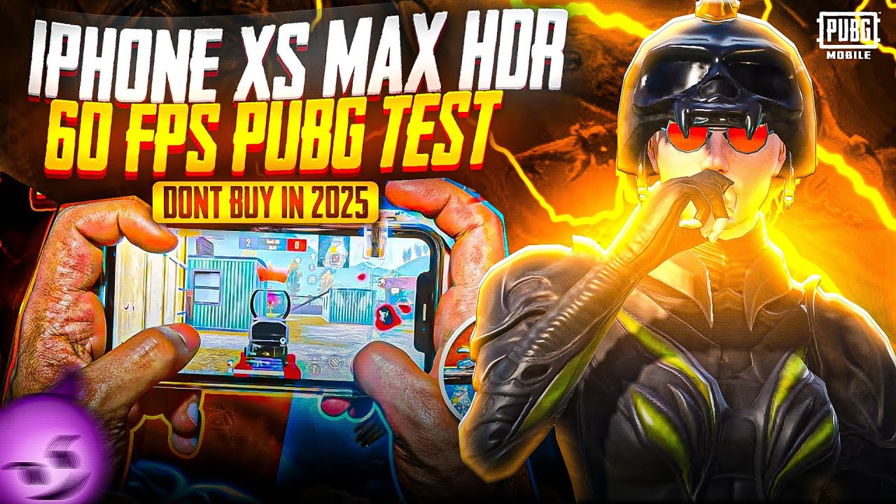 iPhone XS Max PUBG Test in 2025 🔥 | HDR + Extreme Graphics 🎮📱 Smooth Gameplay?