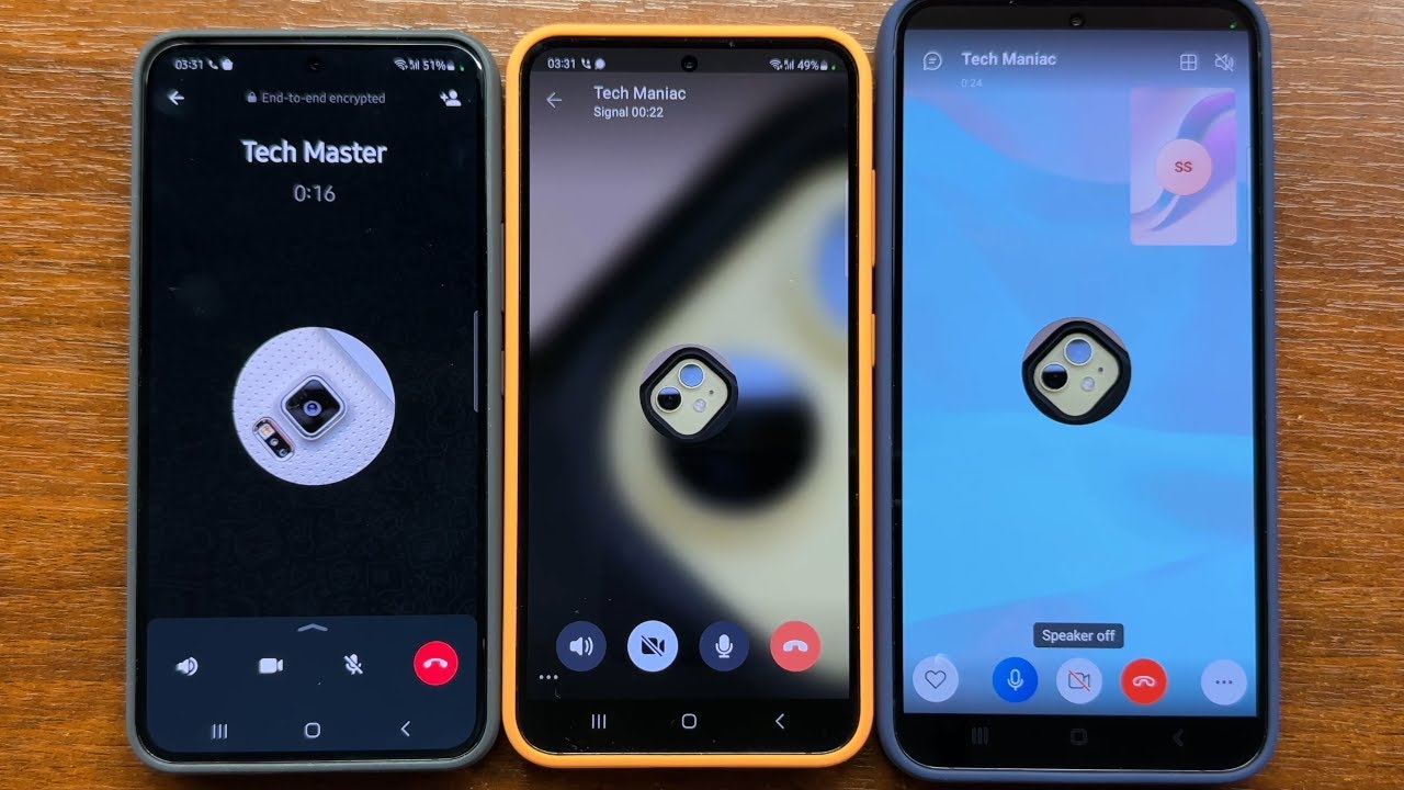 Samsung S22 vs S23 vs S23 Plus WhatsApp, Signal, Skype Incoming Calls in Samsung Silicone Cases