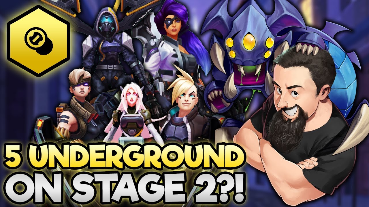 Underground Heist - The Earliest 5 Underground Ever?! | TFT Monsters Attack | Teamfight Tactics