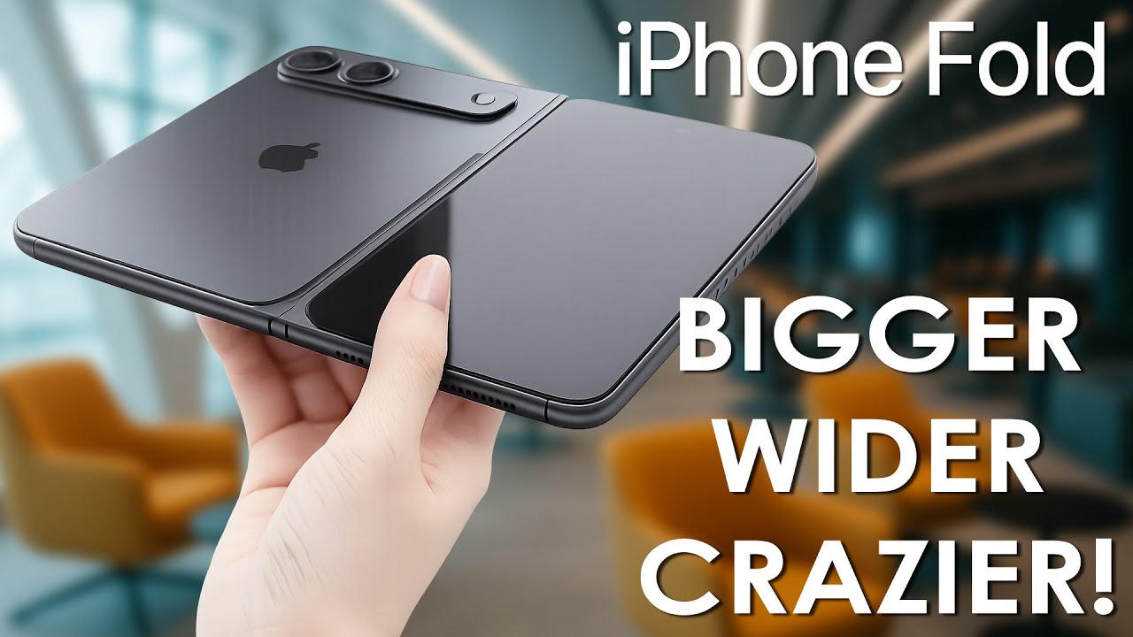 iPhone Fold CAD Render Leak, Apple’s Craziest Foldable and It’s Unlike Any Foldable Ever Made