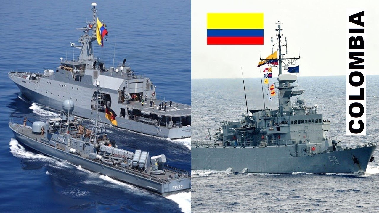 Top 10 Buques de Guerra de Colombia en Mar, Lagos y Ríos.