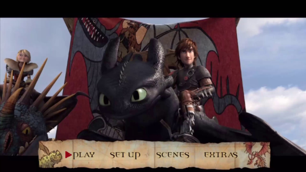 How to Train Your Dragon 2 MENU DVD HD (2014)