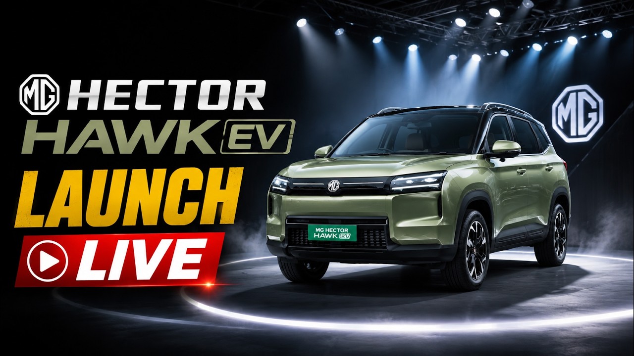 MG Hector Hawk EV Launch: MG's New Electric SUV Price, Range & Specifications Revealed LIVE