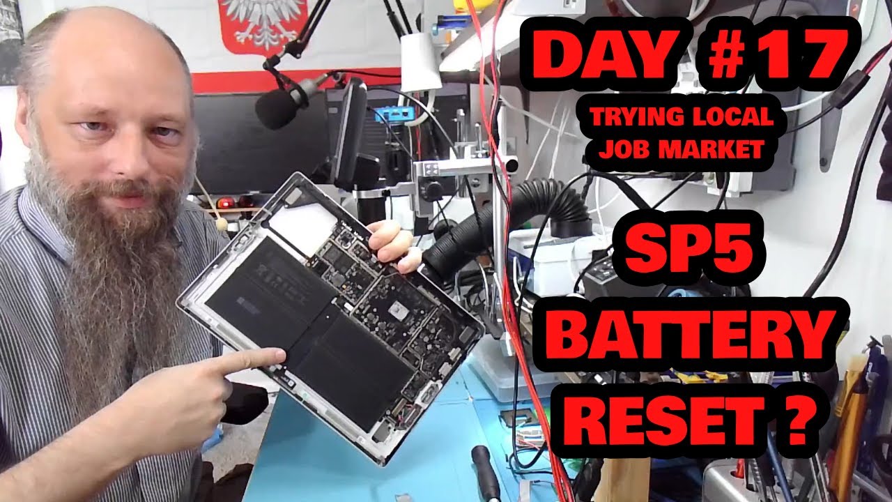 Day #17 | Does Surface Pro 5 Battery Need to be Reset When Cell is Disconnected?