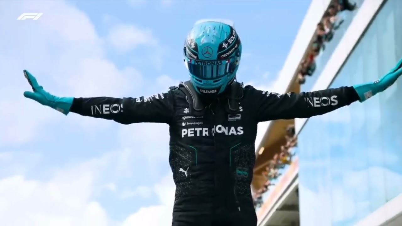 George Russell doing the T-Pose (Compilation)