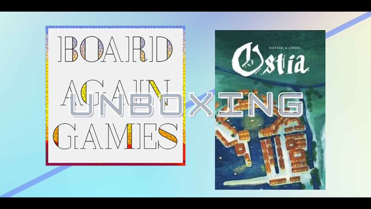 Ostia (Board Game by Uchibacoya) - Unboxing