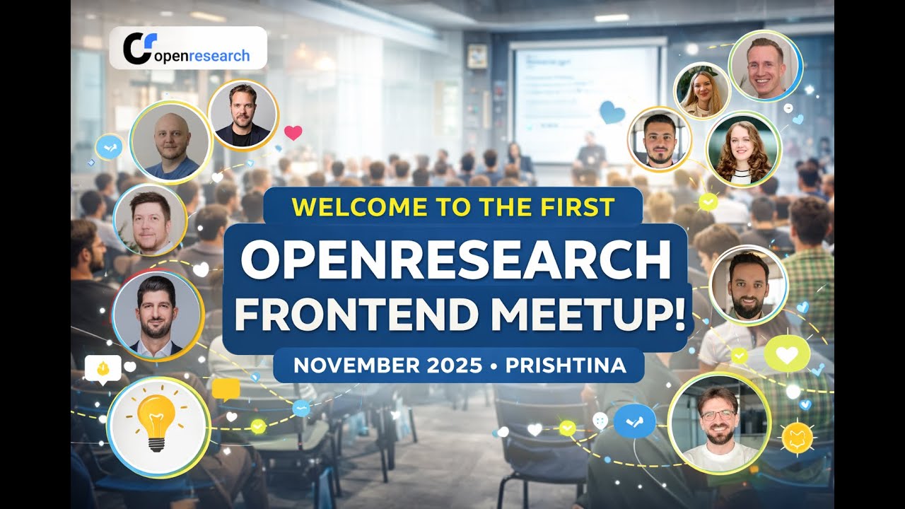 Inside the First OpenResearch Frontend Meetup 🚀 | Prishtina 2025