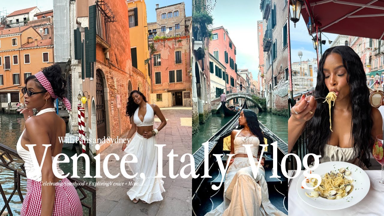 ITALY TRAVEL VLOG | Exploring Venezia + 48hrs in Italy + Trying Authentic Italian Food + More