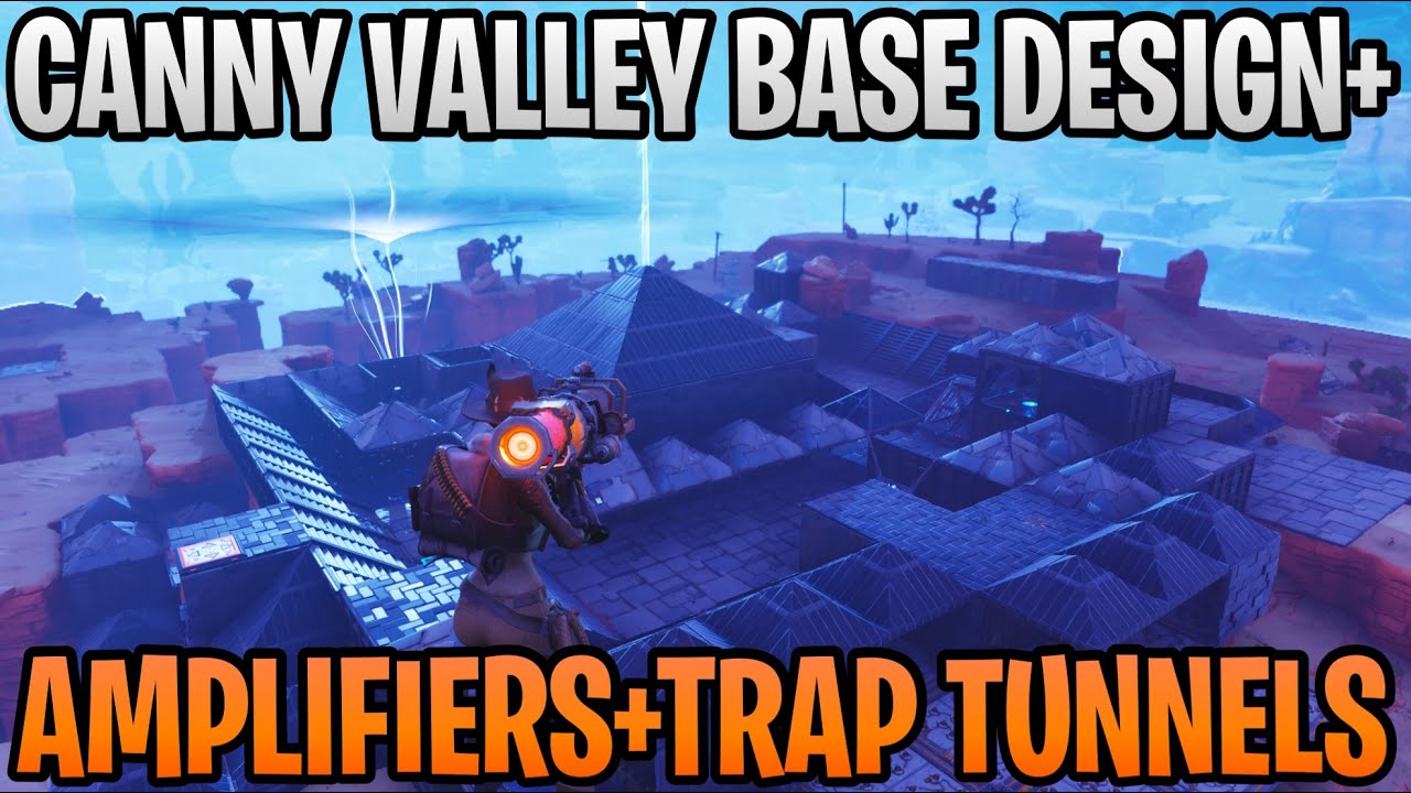 My Canny Valley Storm Shield Base + Amplifier + Trap Tunnels Base Design W/SSD Canny Valley Gameplay