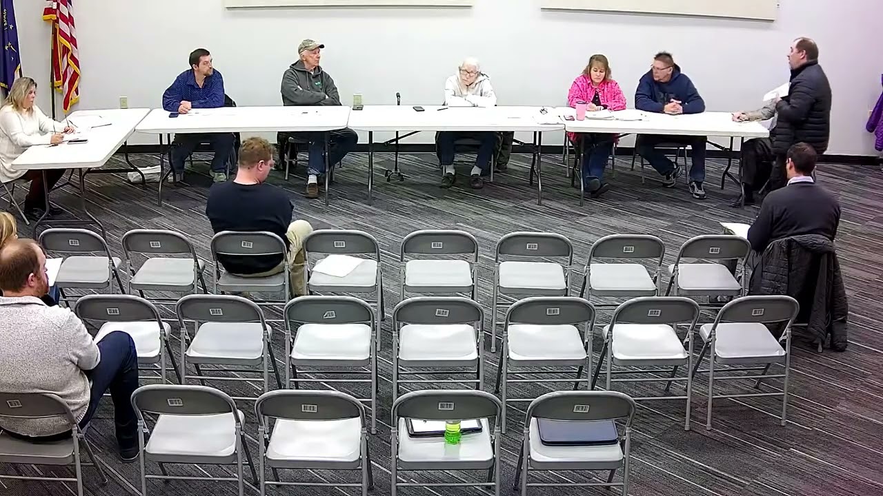 Kirklin Town Council Meeting February 9, 2026 at 7 00pm