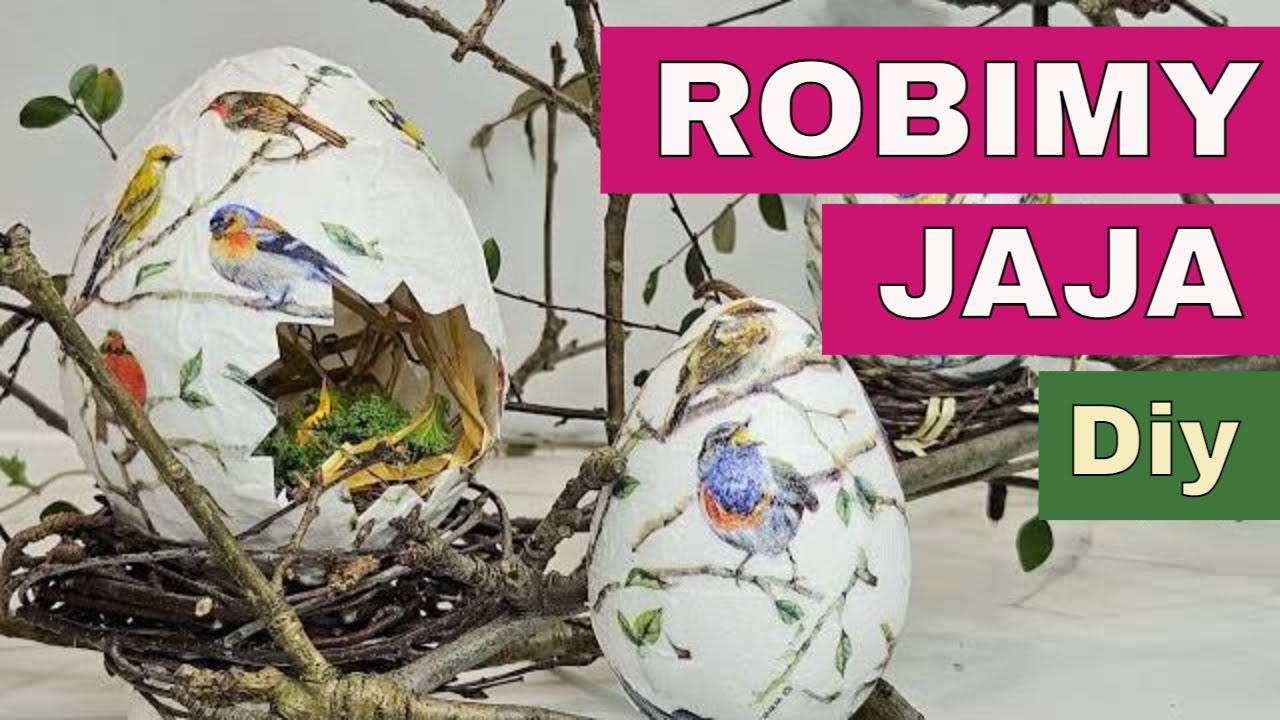 WIELKANOCNE LAMPIONY ZRÓB TO SAM | POMYSŁ NA JAJO STYROPIANOWE