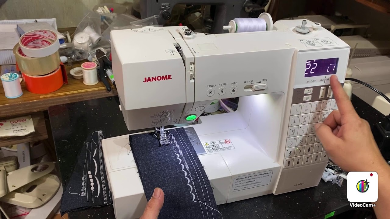 Hướng dẫn sử dụng máy may  JANOME DC6030