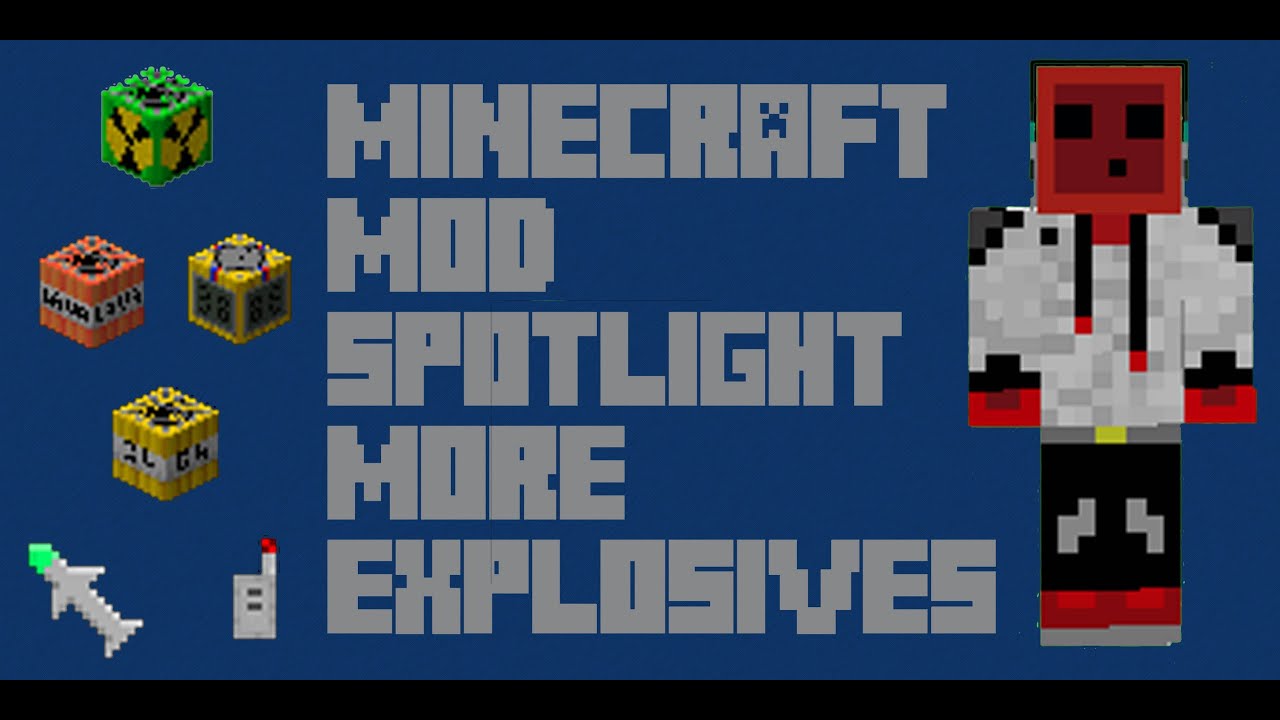 Minecraft More Explosives Mod