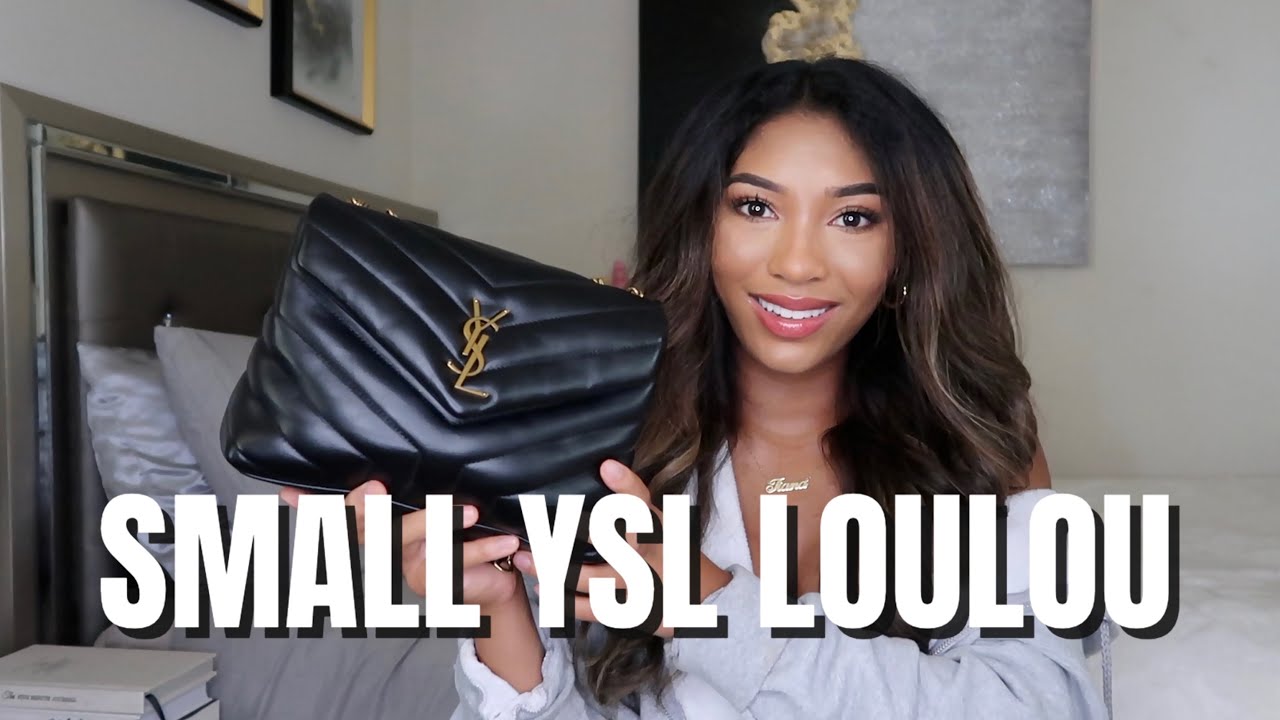 WHAT'S IN MY PURSE 2022 | SMALL YSL LOU LOU REVIEW