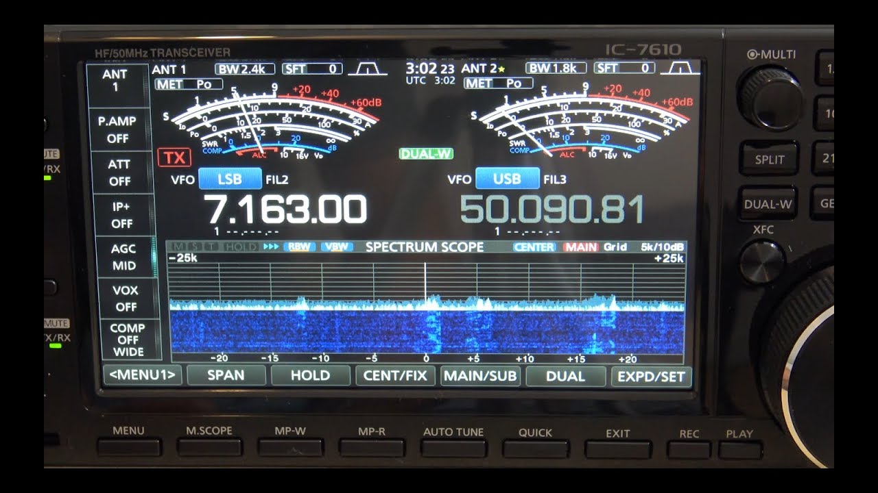 WOW! The ICOM IC-7610 HF/6m Transceiver, First Look And Walkthrough