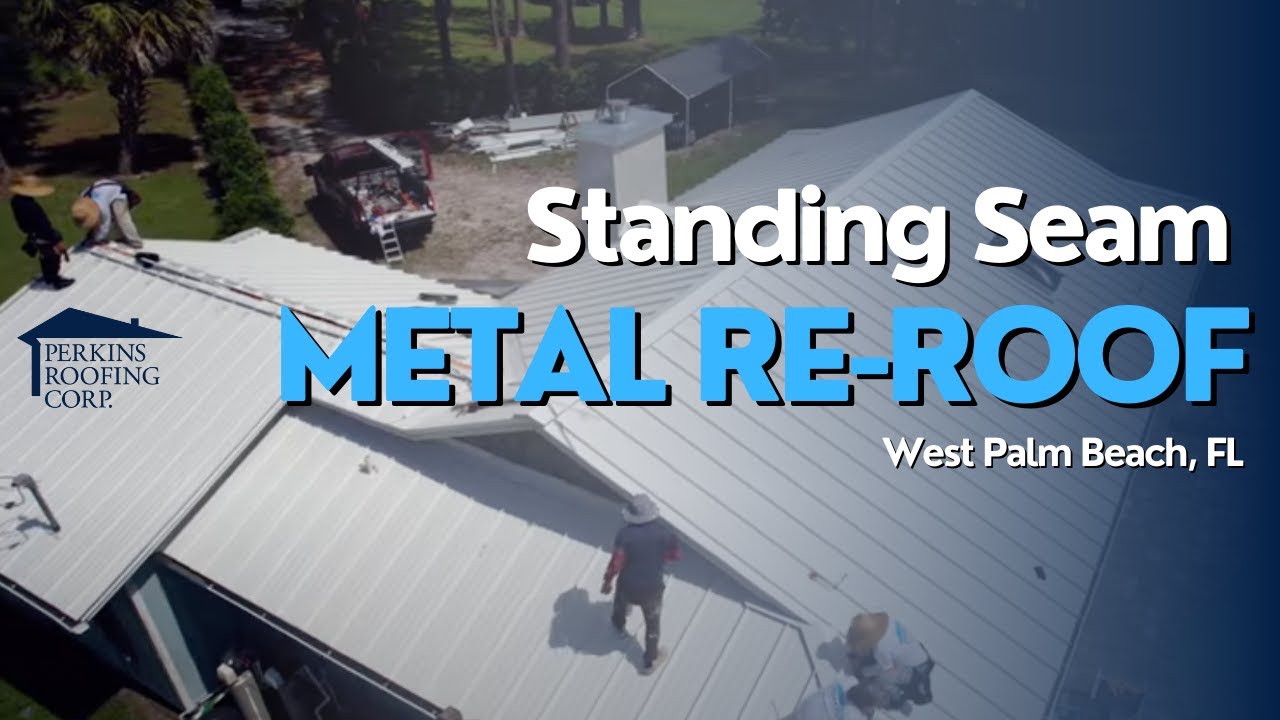 Standing Seam Metal Re-Roof West Palm Beach