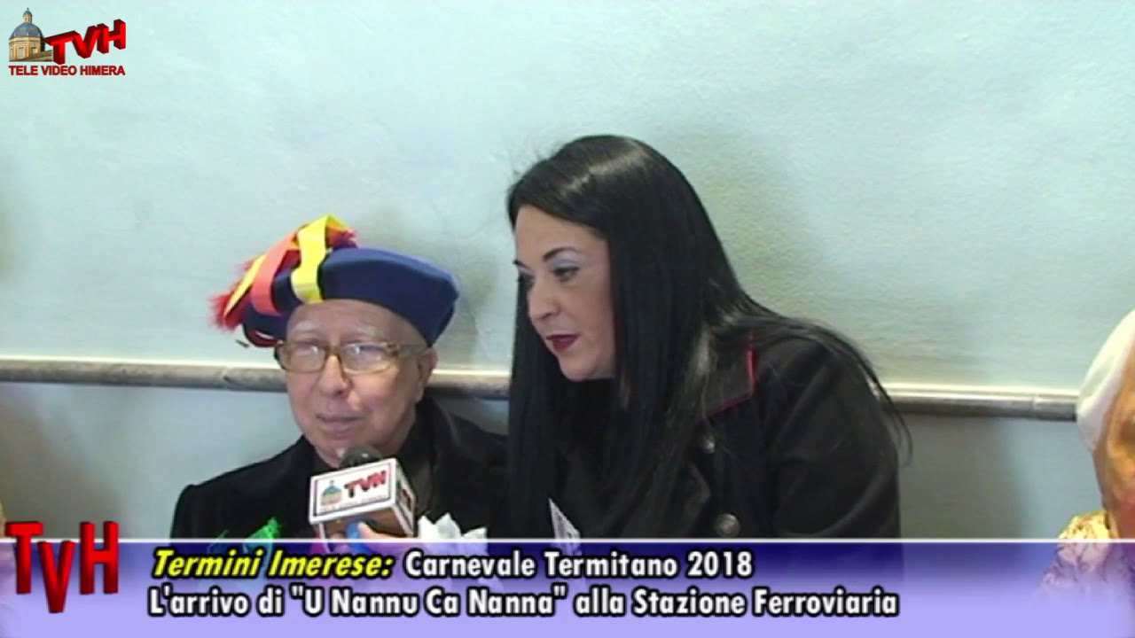 Carnevale Termitano 2018: L'arrivo dei Nanni alla Stazione, la sfilata e la Consegna delle chiavi
