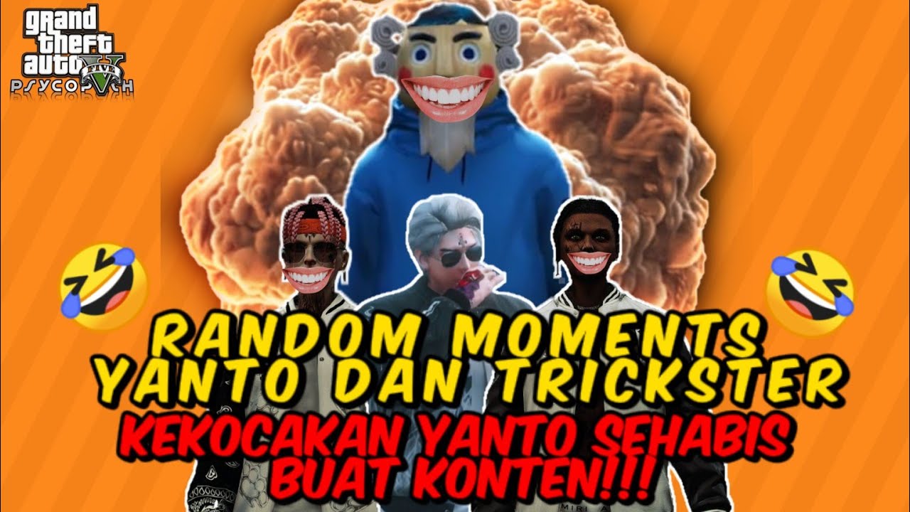 RANDOM MOMENTS YANTO DAN TRICKSTER PART 16 || NGAKAK KOCAK 🤣 GTA V ROLEPLAY INDONESIA