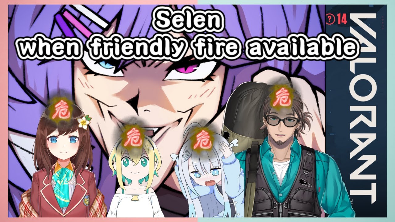 When friendly fire is available for Selen【Selen Tatsuki | NijisanjiEN】