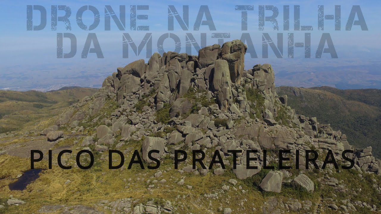 DRONE NA TRILHA DA MONTANHA - Pico das prateleiras - Parque Nacional do Itatiaia - Brasil