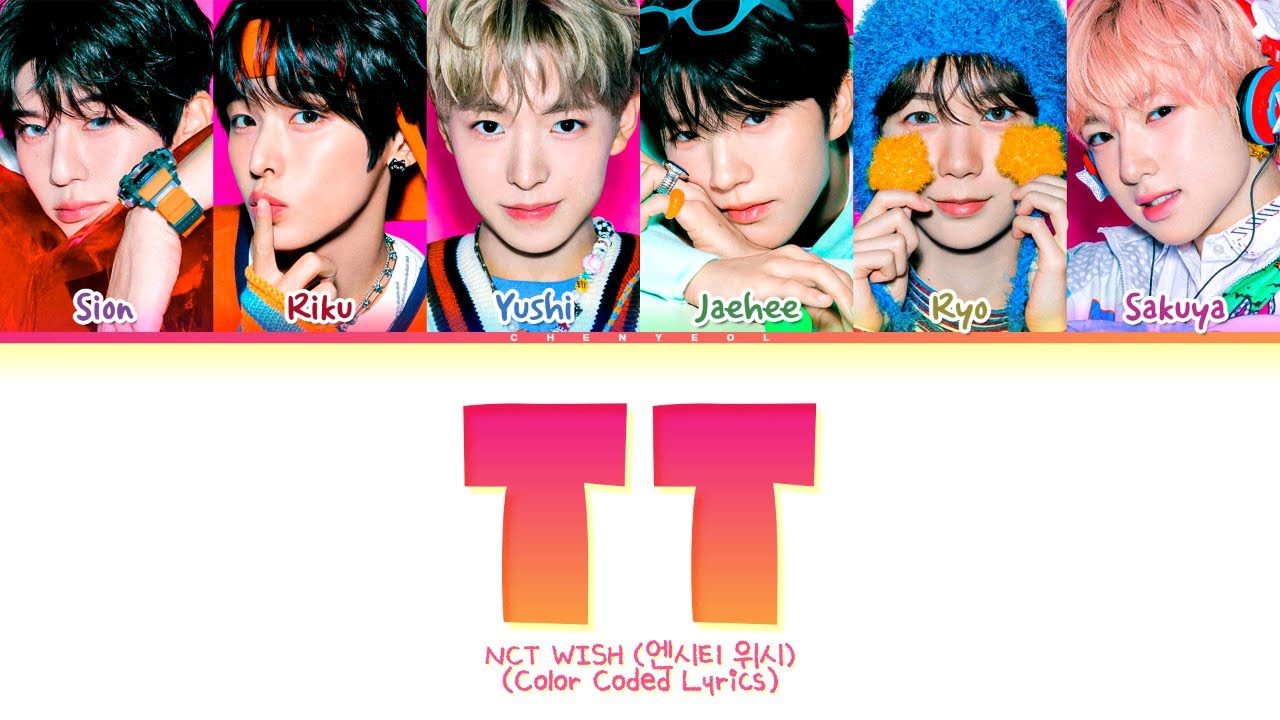 NCT WISH TT (original by TWICE) Lyrics (Color Coded Lyrics)