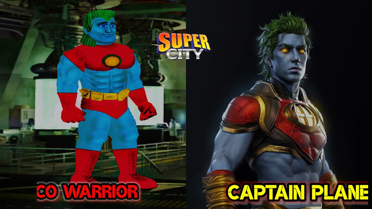Super city vs real life character!!!other than marvel or dc!!!M.G Beast
