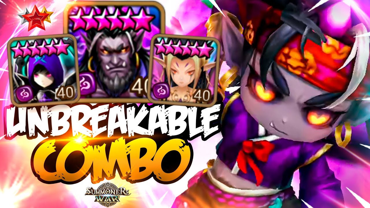 Враги НИЧЕГО НЕ МОГУТ СДЕЛАТЬ ПРОТИВ ЭТОЙ ТЁМНОЙ КОМБЫ — Summoners War
