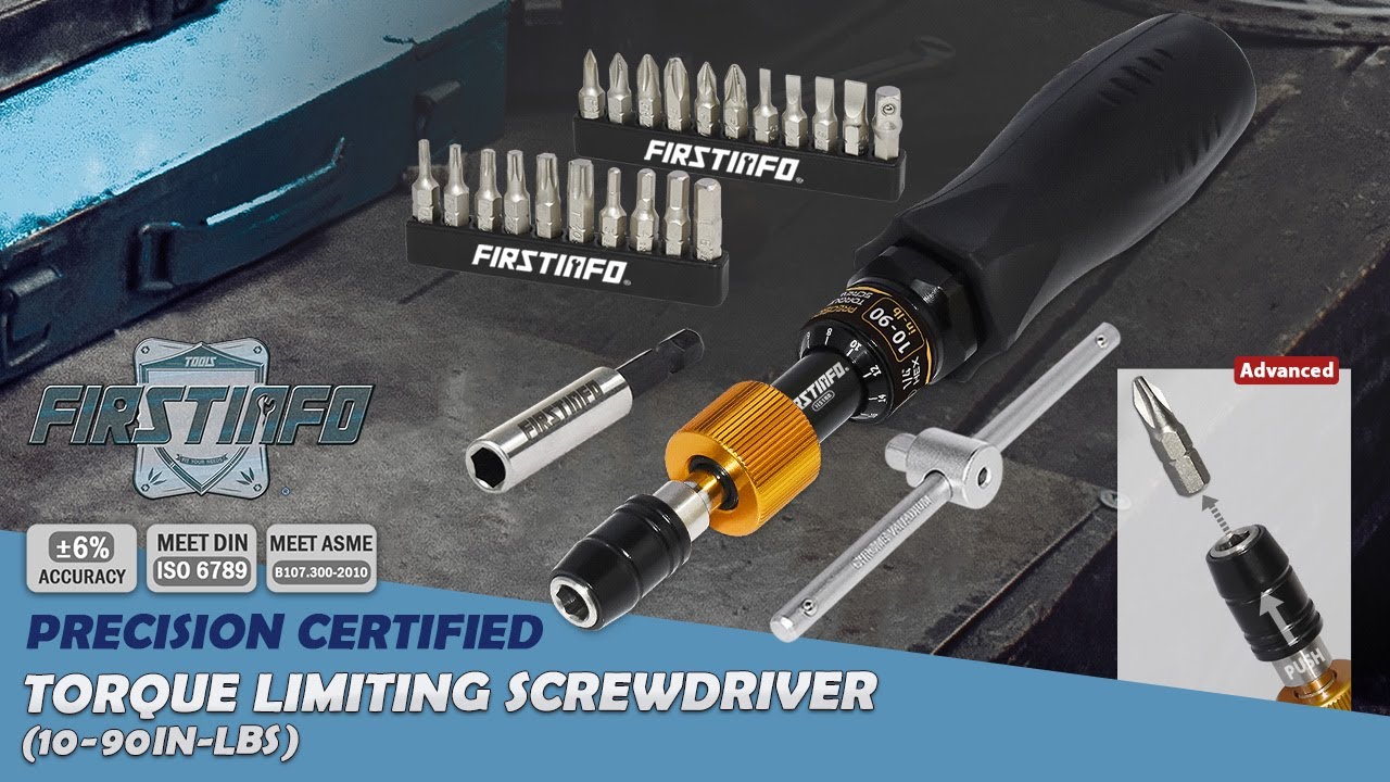FIRSTINFO H5188 Torque Screwdriver 10-90 in-lbs