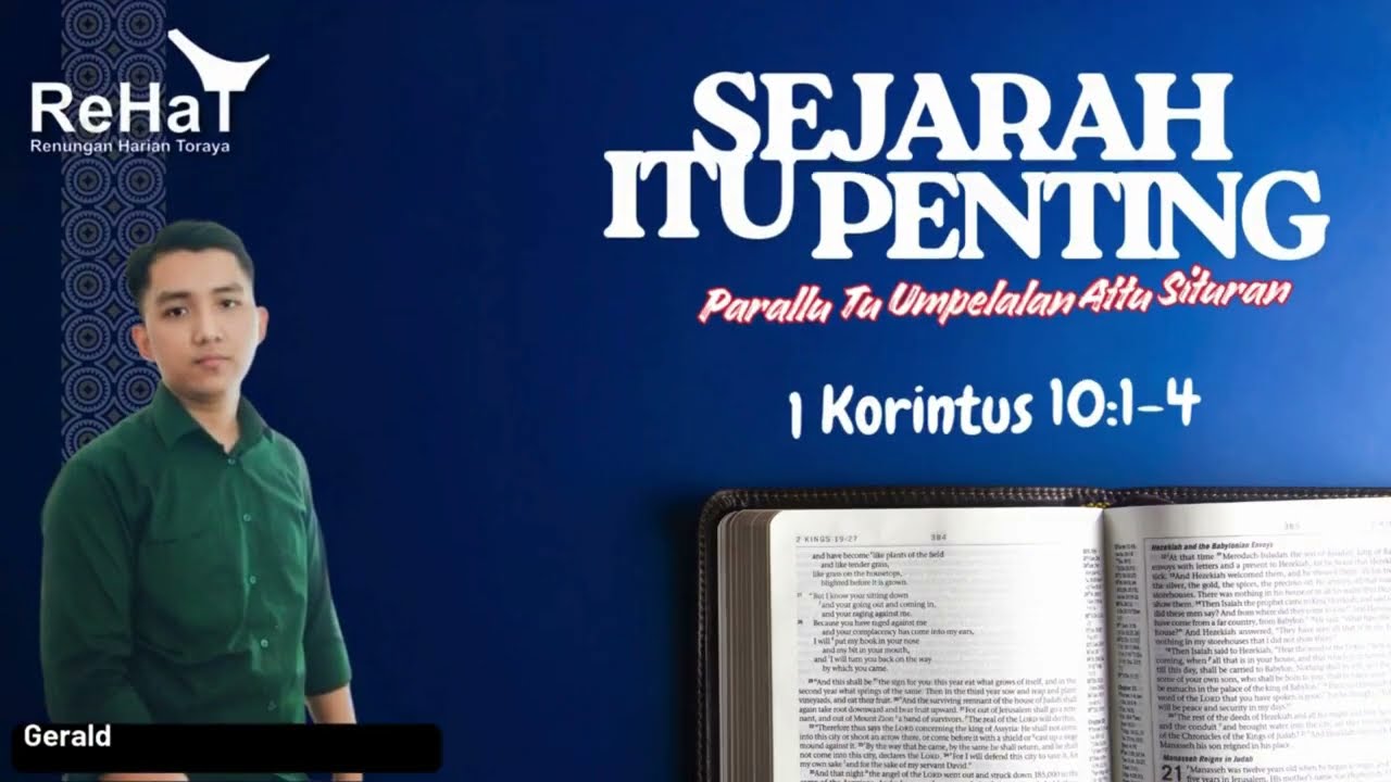 SEJARAH ITU PENTING | ReHat, 10 Maret 2026 - Gerald Evan Pasande (SMGT)