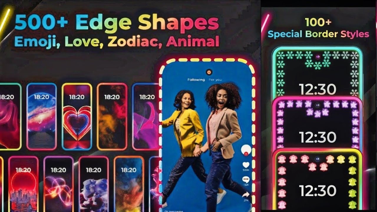 Mobile Ke Edge Par Light Kaise Lagaye? | Edge Lighting App Full Setup 2025