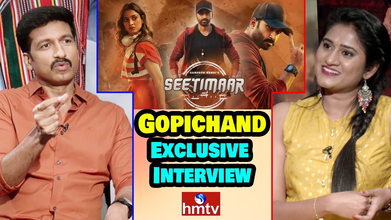 Hero Gopichand Seetimaarr Special Interview | Gopichand | Tamanna Bhatia | hmtv