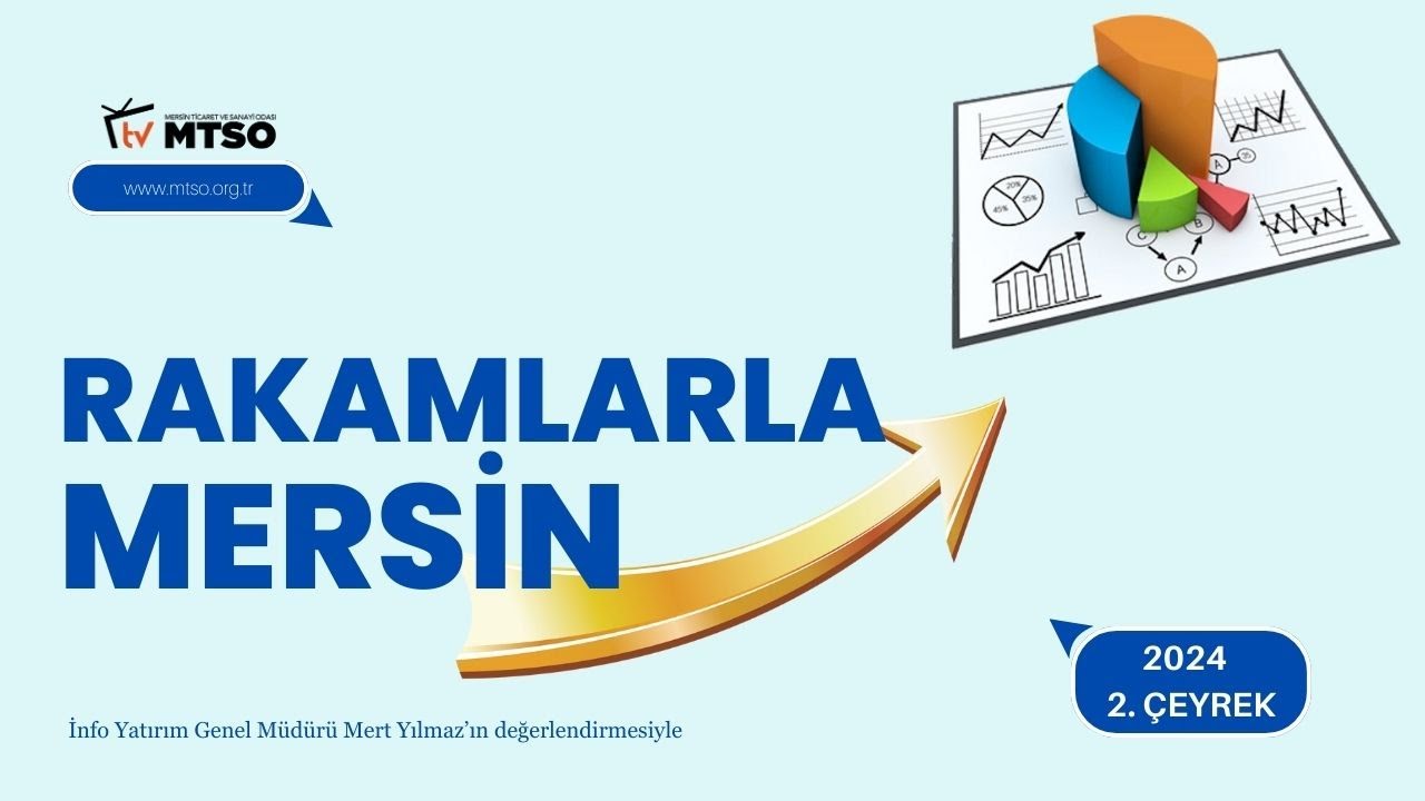 Rakamlarla Mersin - Mersin'in  2024 İlkyarı Ekonomik Göstergeleri