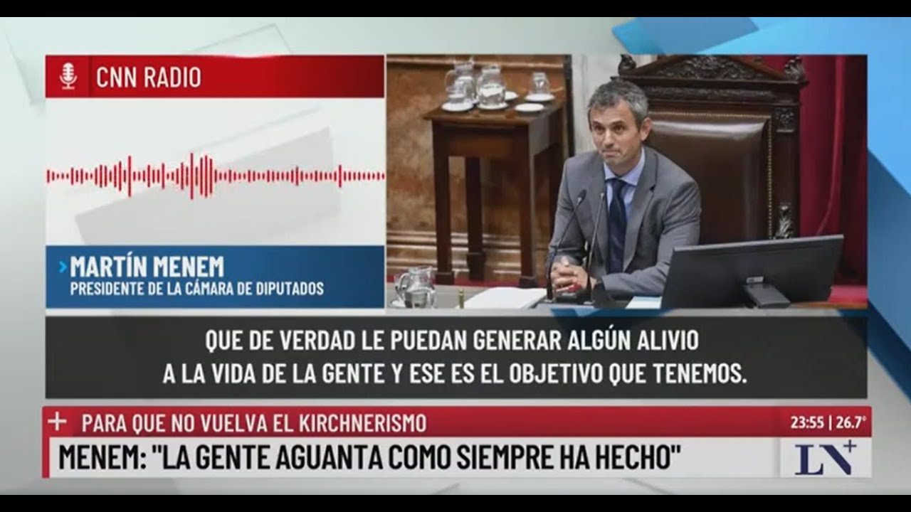 Martín Menem: 