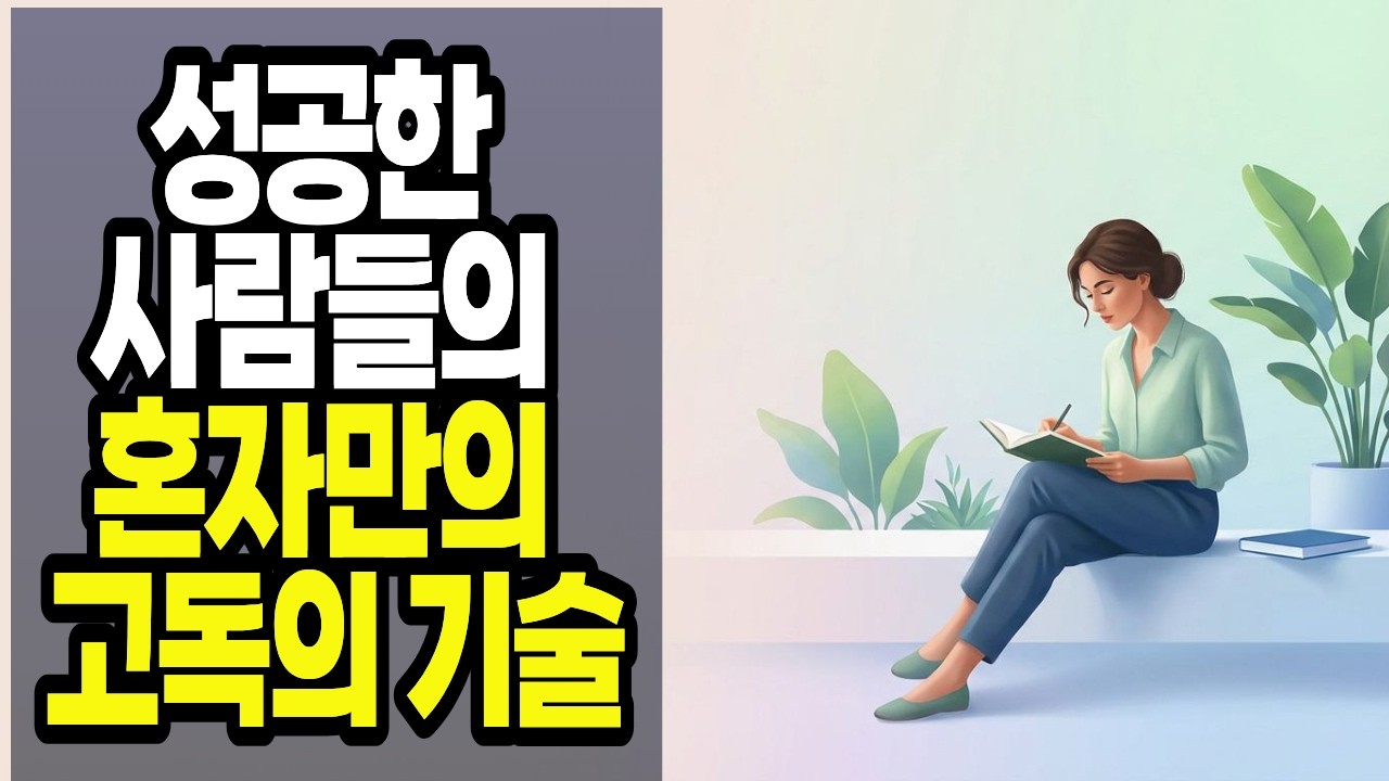 💖고독이 주는 통찰력: 삶의 방향을 바꾸는 방법 | #고독 #통찰력 #인생지혜 #신독