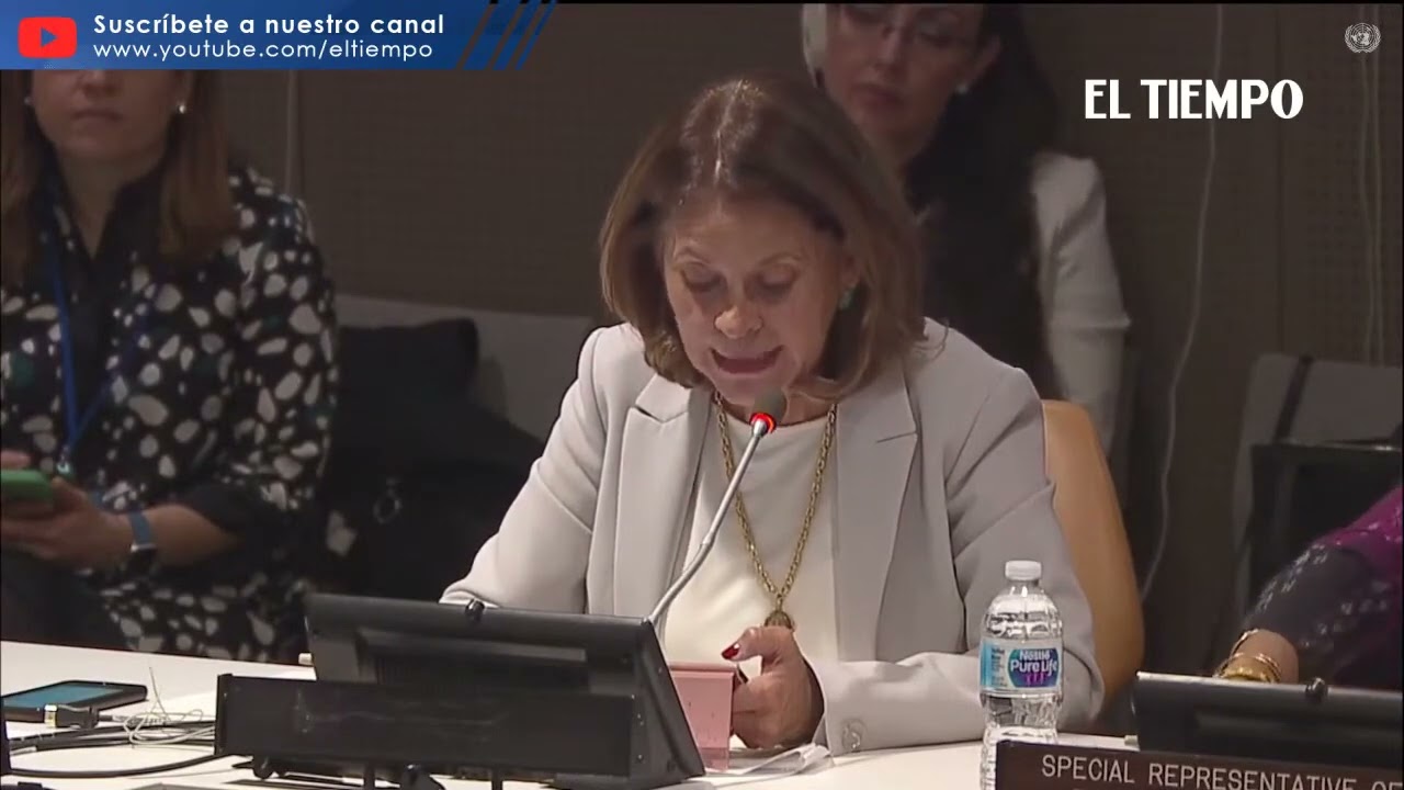 Evento para nombrar a Jineth Bedoya Embajadora Global en la lucha contra la violencia sexual