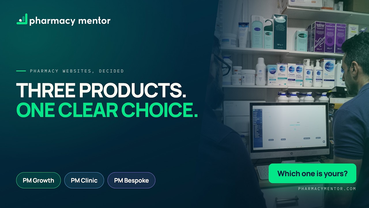 Pharmacy Website Design and Development UK | AI-Native | Pharmacy Mentor