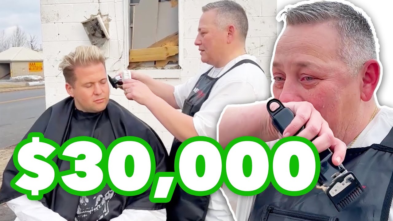 Surprising Barber with $30,000