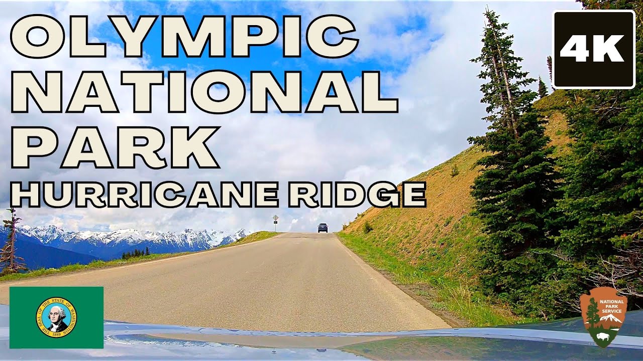 Olympic National Park 4K drive (Hurricane Ridge) - Washington