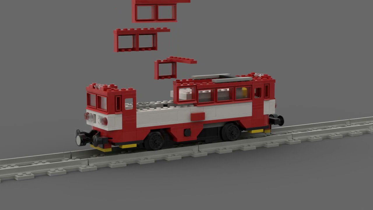 Lego ČD Motor&aacute;k typ 802