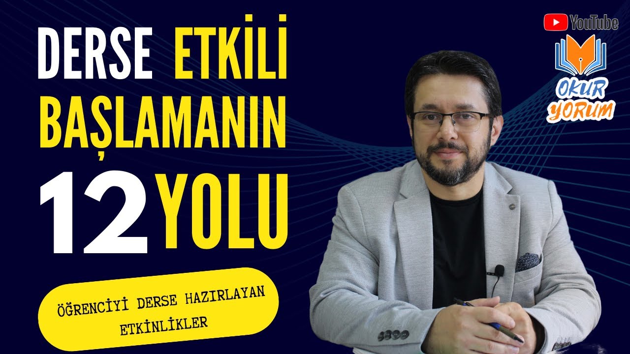 Derse Etkili Başlamanın 12 Yolu || Öğrenciyi Derse Hazırlayan Etkinlikler