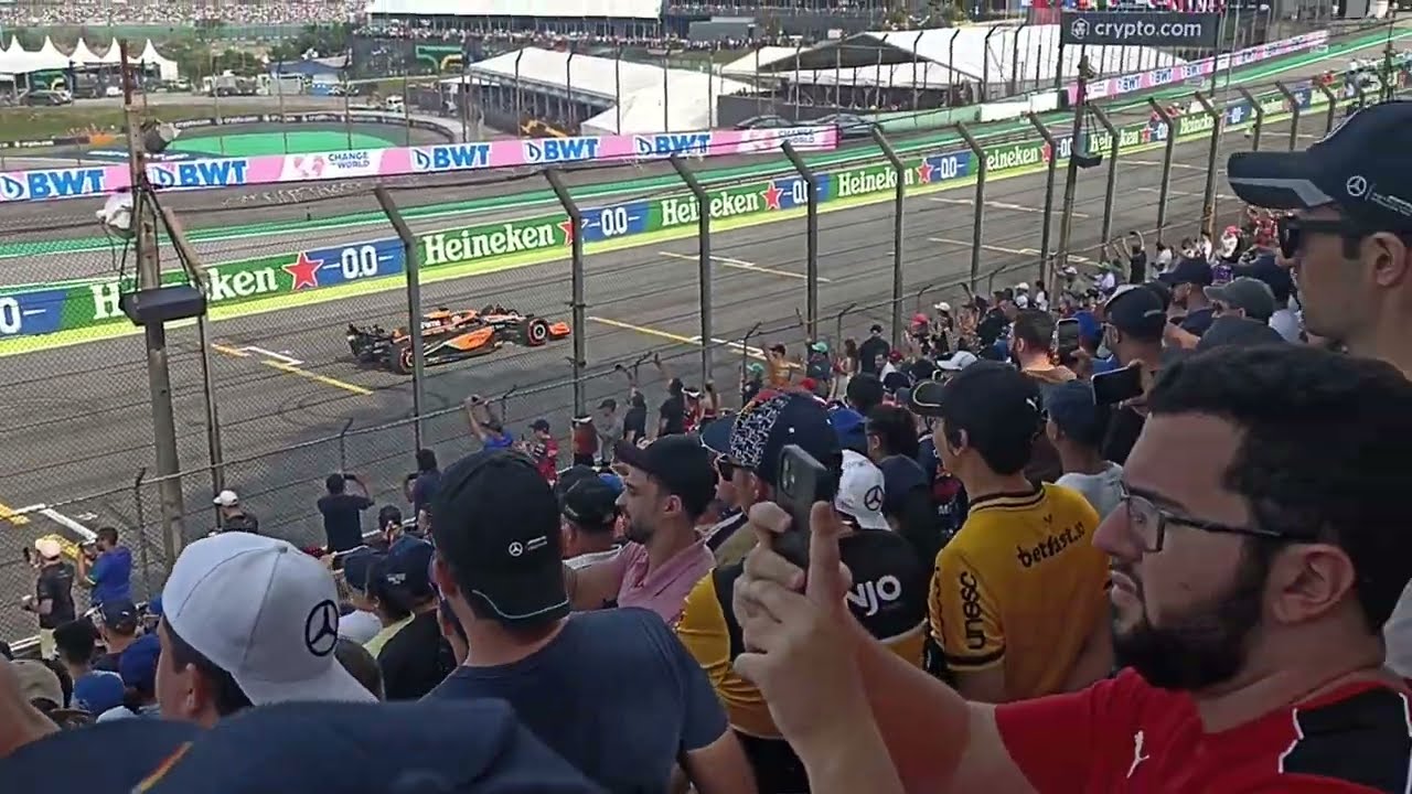 Fórmula 1 - Largada GP São Paulo 2022 - Setor A #F1 #GpSaoPaulo #GpBrasil #FormulaOne #SetorA