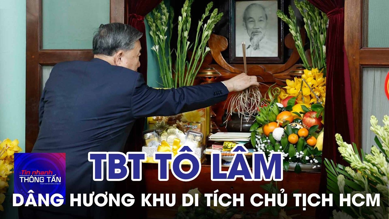 Tổng Bí thư Tô Lâm dâng hương tại Khu Di tích Hoàng thành Thăng Long và Di tích nhà 67