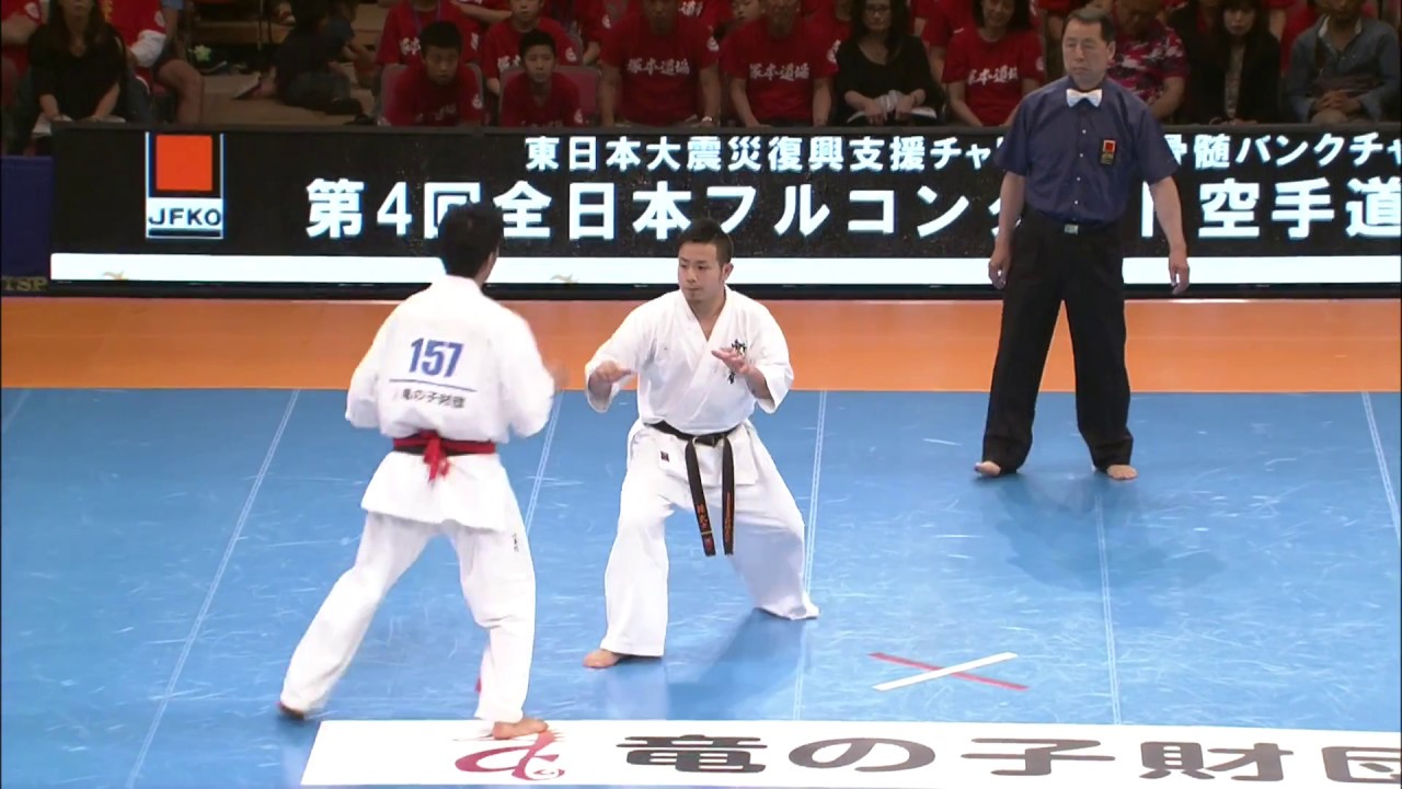 【JFKO】第4回全日本フルコンタクト空手道選手権大会　男子中量級　決勝　福地勇人　対　緑武士