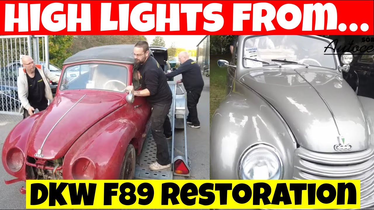 Highlights from the DKW F89 restoration #renovation  #dkw  #autounion #sweden