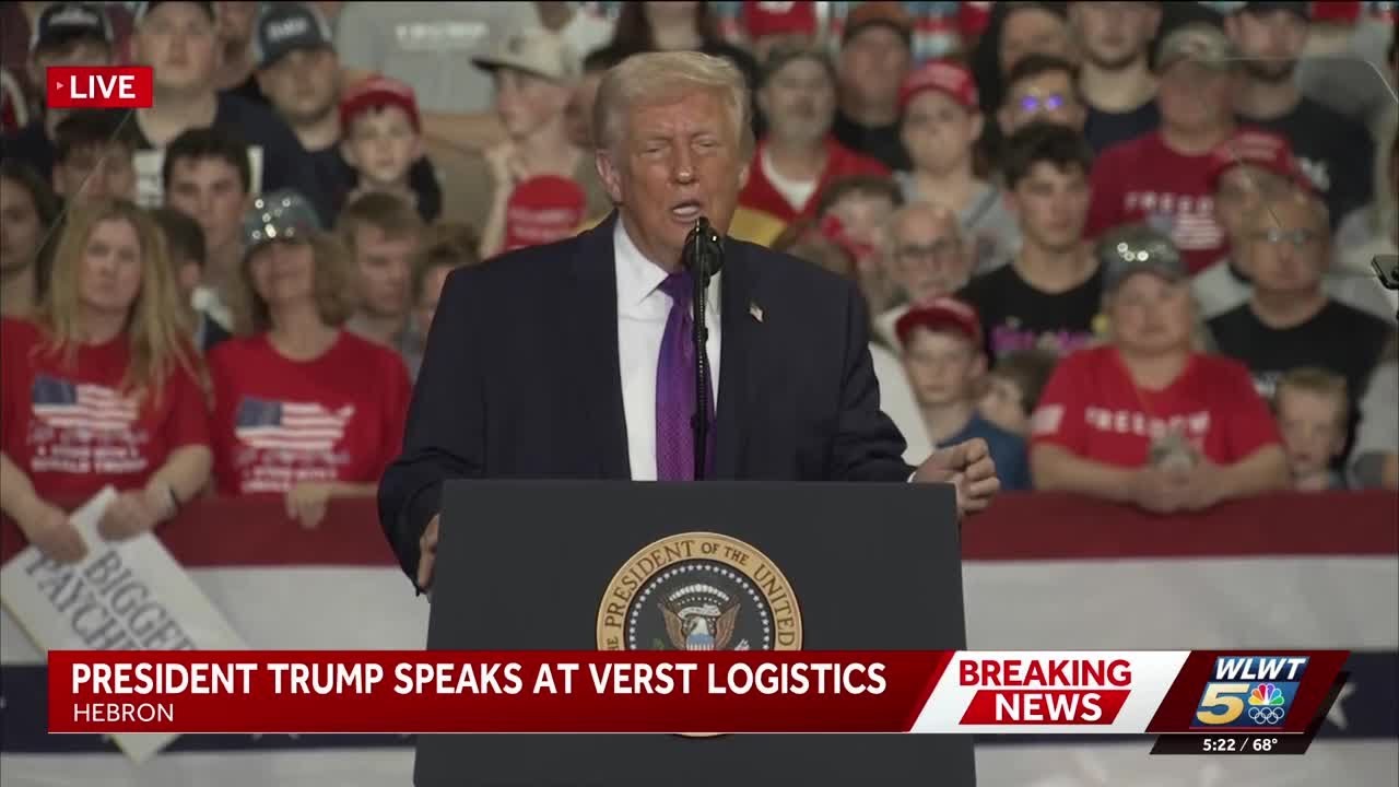 FULL REMARKS | President Trump speaks at packaging facility in northern Kentucky