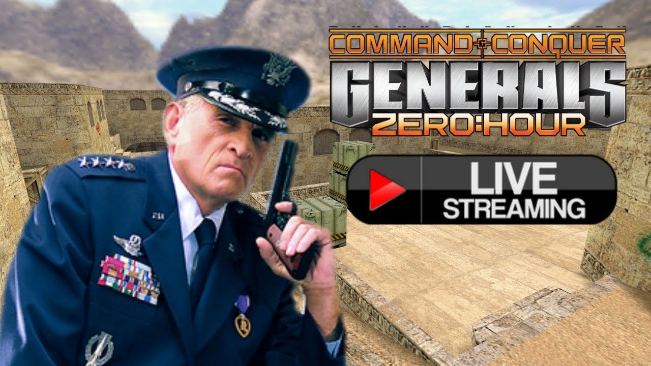 ИГРАЕМ КОМАНДНЫЕ МАТЧИ 2x2 3х3 НА КАРТАХ CS В GENERALS ZERO HOUR