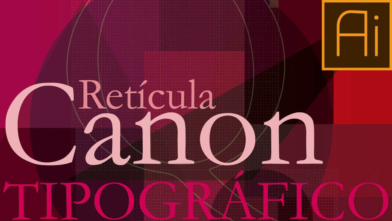 Illustrator - Creación de una retícula para tipografía - Canon tipográfico