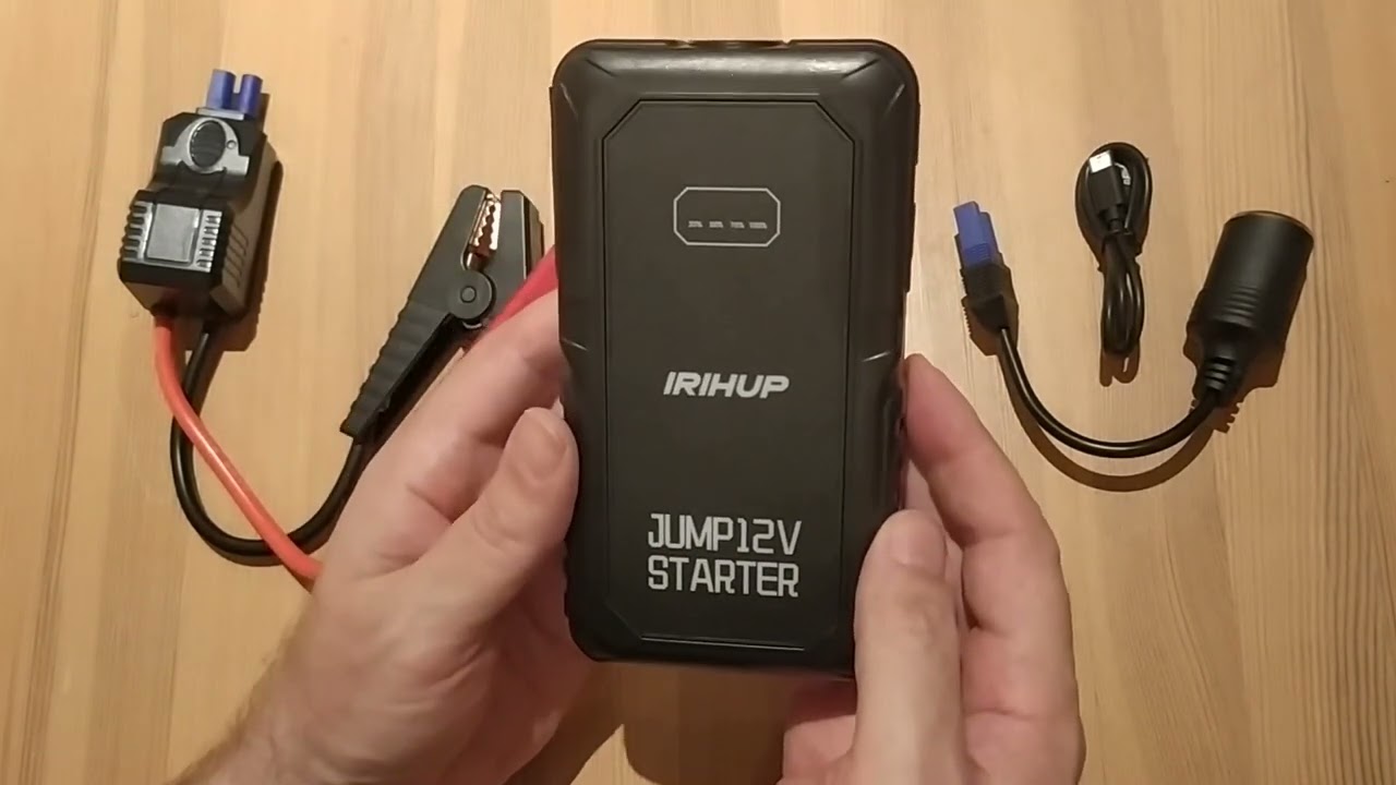 #IRIHUP #Auto Jump Start Powerbank 2000A HW100 Jumpstarter