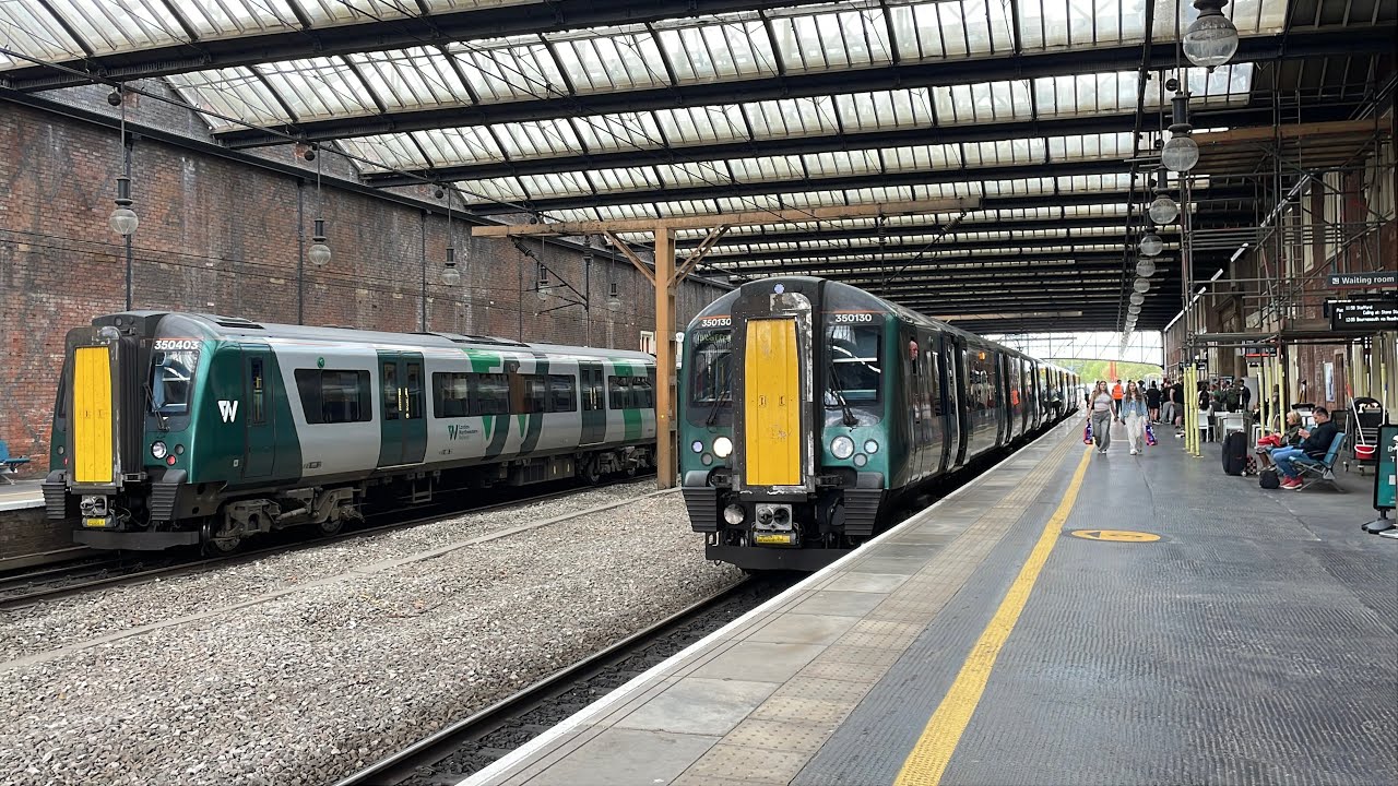 Trains at Stoke on Trent 28/8/2025